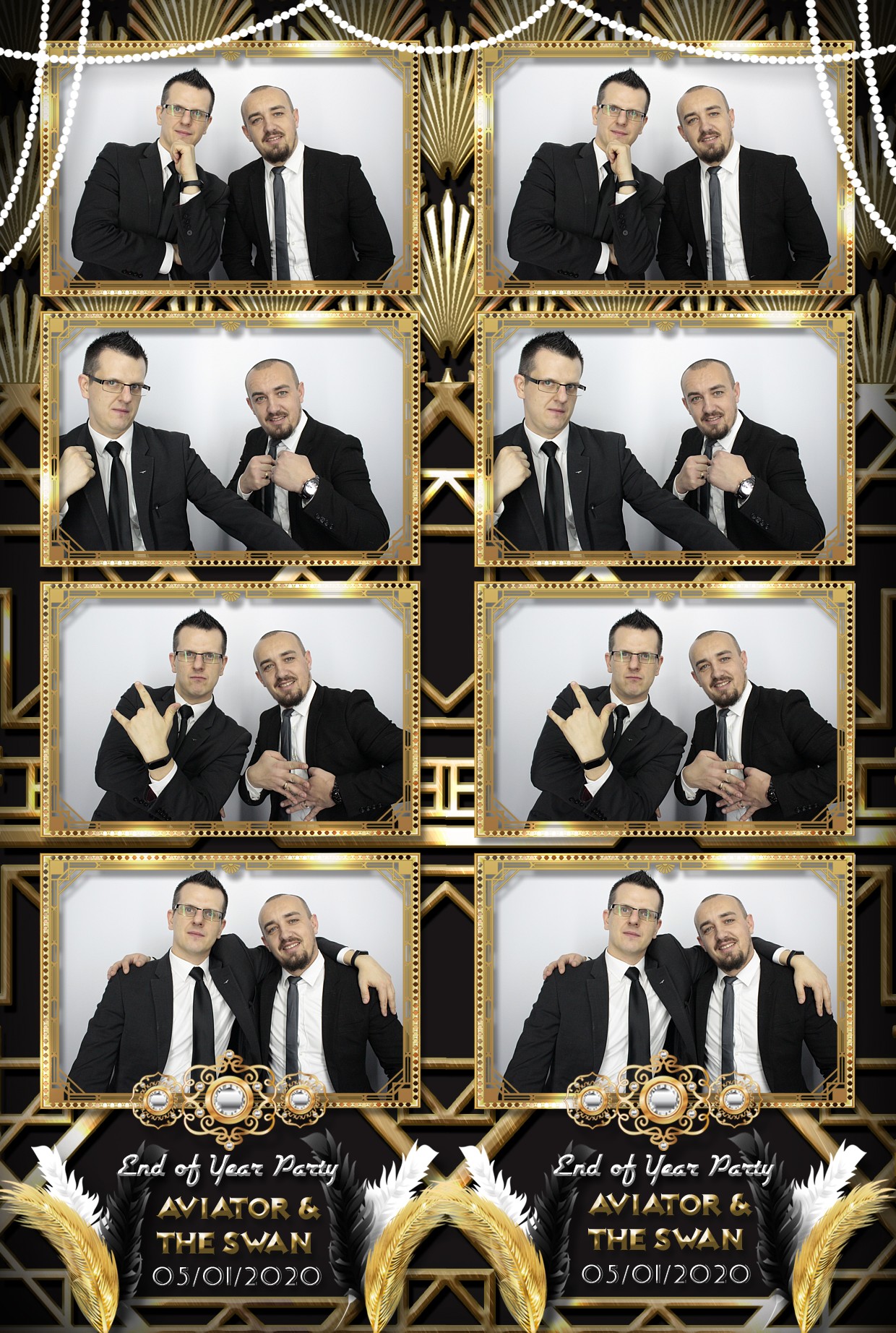 End of Year Party – Aviator  | View more photos from the event at gallery.myphotoboothexperience.co.uk/u/MyPhotoBoothExperienceLtd/End-of-Year-Party-–-Aviator